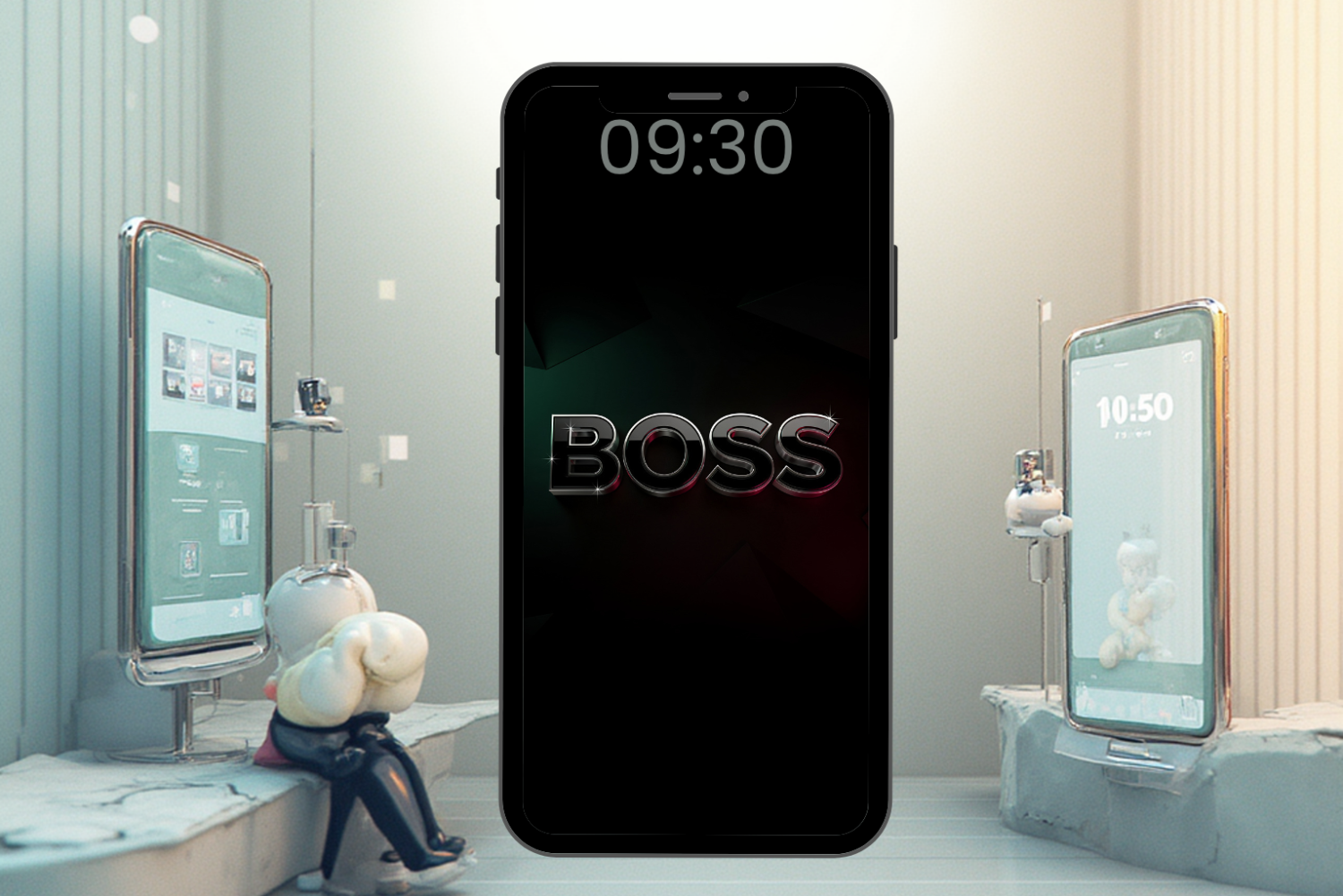 Fundal Telefon BOSS 13 4K – Wallpaper Premium Masculin pentru iPhone & Android